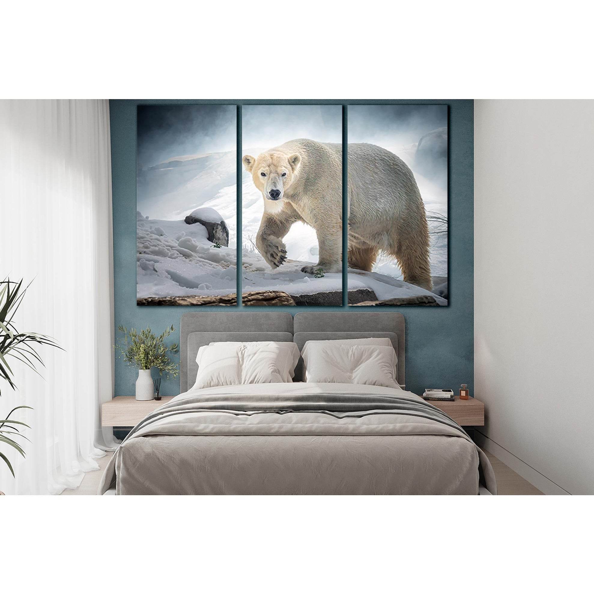 Big Polar Bear №SL1533 Ready to Hang Canvas Print