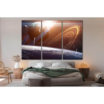 Sci Fi Planets №SL975 Ready to Hang Canvas PrintCanvas art arrives ready to hang, with hanging accessories included and no additional framing required. Every canvas print is hand-crafted, made on-demand at our workshop and expertly stretched around 100% N