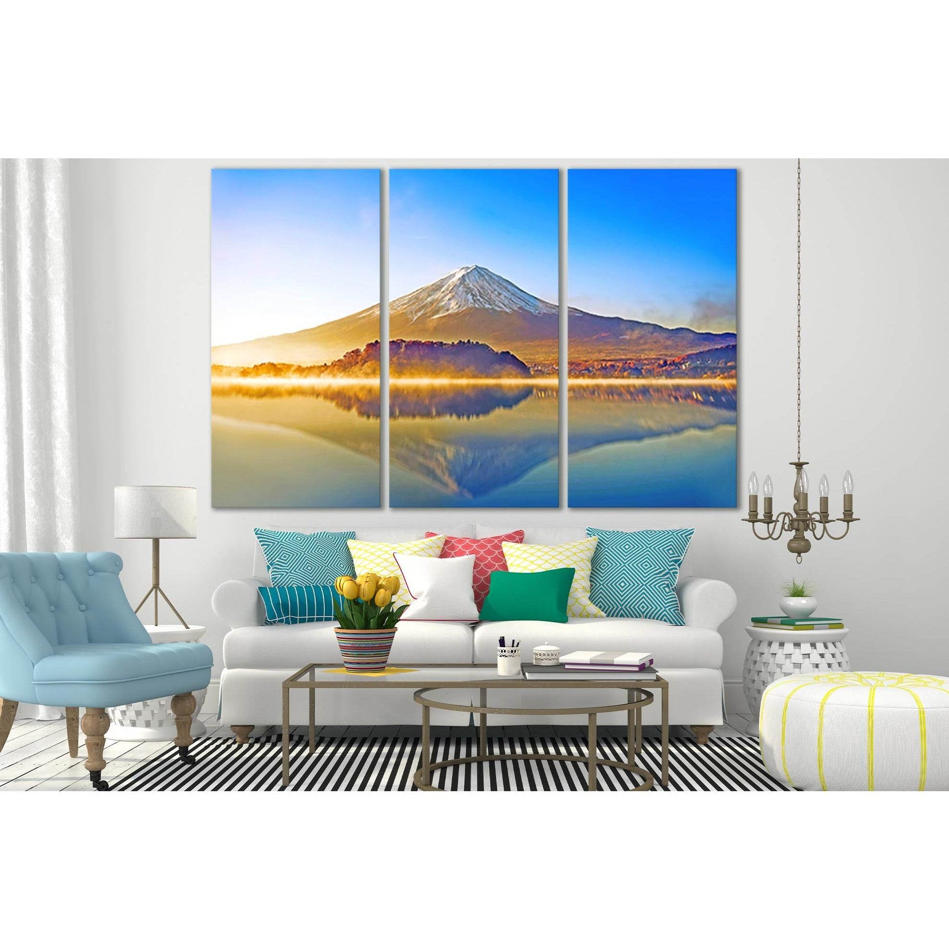 Autumn Morning Mount Fuji №SL1493 Ready to Hang Canvas PrintCanvas art arrives ready to hang, with hanging accessories included and no additional framing required. Every canvas print is hand-crafted, made on-demand at our workshop and expertly stretched a