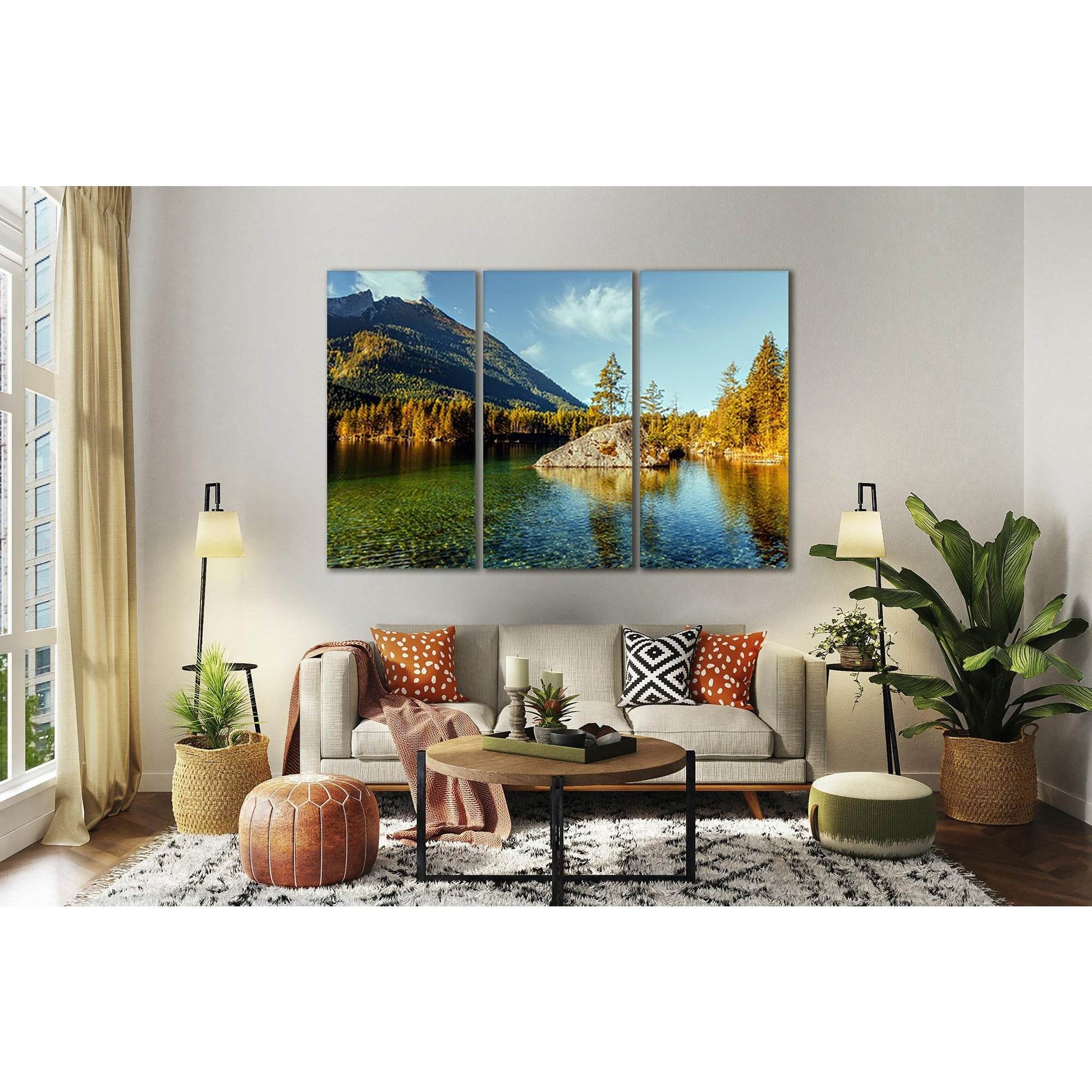 Alpine Highland With Mountains Lake №sl05 Ready to Hang Canvas PrintCanvas art arrives ready to hang, with hanging accessories included and no additional framing required. Every canvas print is hand-crafted, made on-demand at our workshop and expertly str