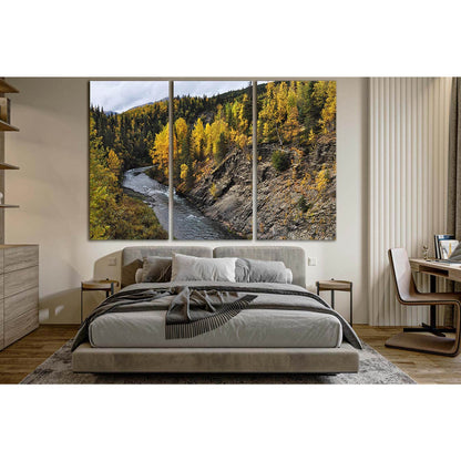 River Trees And Autumn Forest №SL1471 Ready to Hang Canvas PrintCanvas art arrives ready to hang, with hanging accessories included and no additional framing required. Every canvas print is hand-crafted, made on-demand at our workshop and expertly stretch