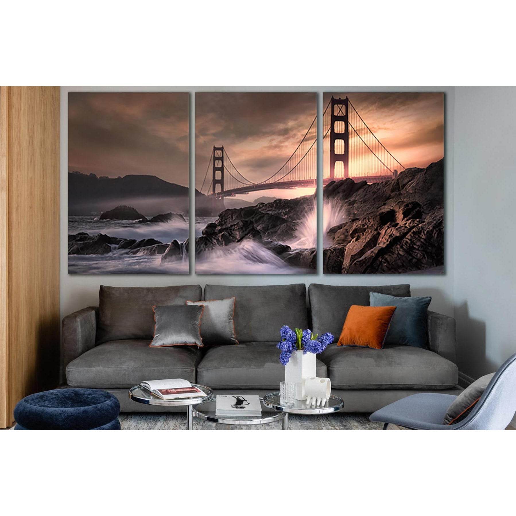 Golden Gate Bridge №SL1132 Ready to Hang Canvas PrintCanvas art arrives ready to hang, with hanging accessories included and no additional framing required. Every canvas print is hand-crafted, made on-demand at our workshop and expertly stretched around 1
