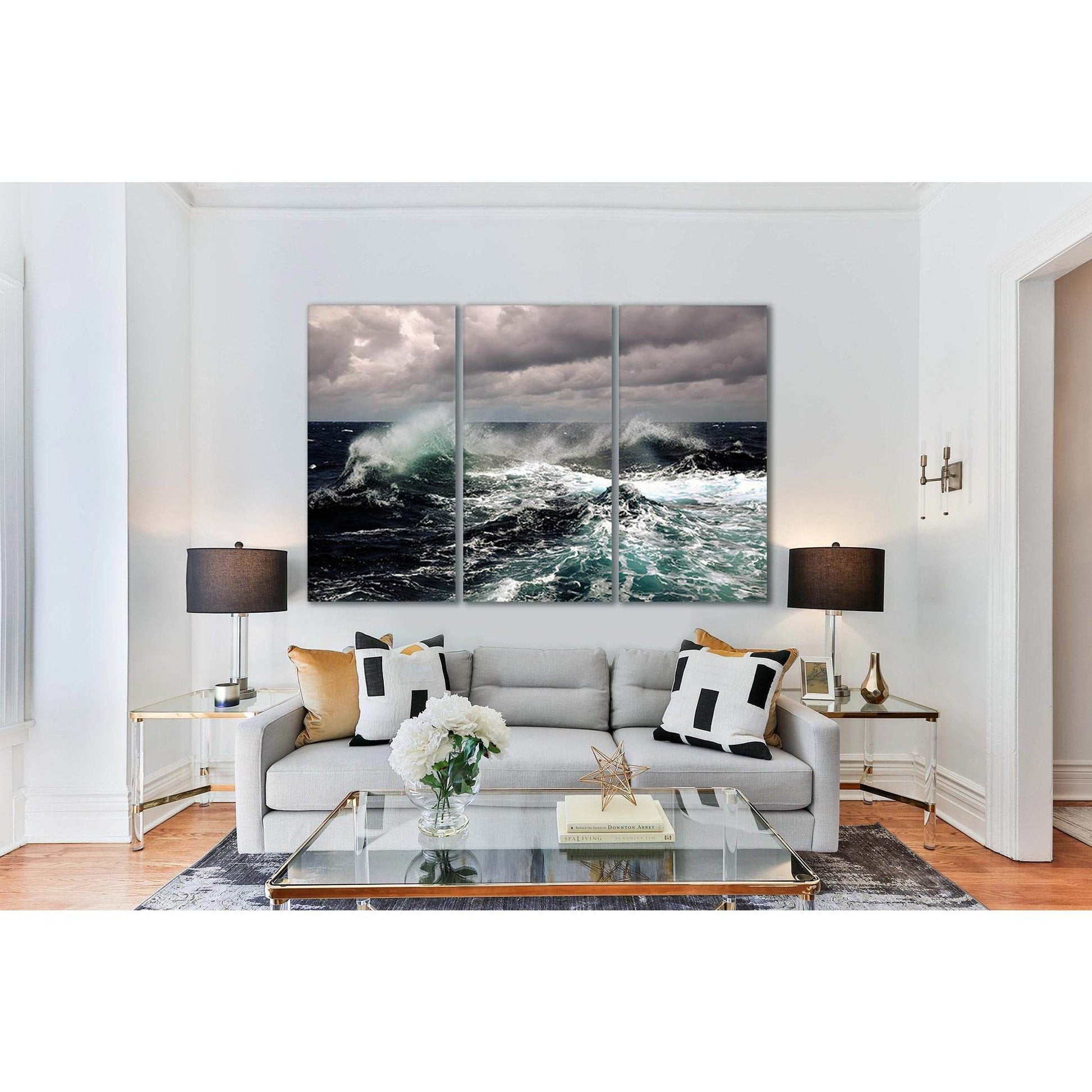 Sea Wave №SL52 Ready to Hang Canvas PrintCanvas art arrives ready to hang, with hanging accessories included and no additional framing required. Every canvas print is hand-crafted, made on-demand at our workshop and expertly stretched around 100% North Am