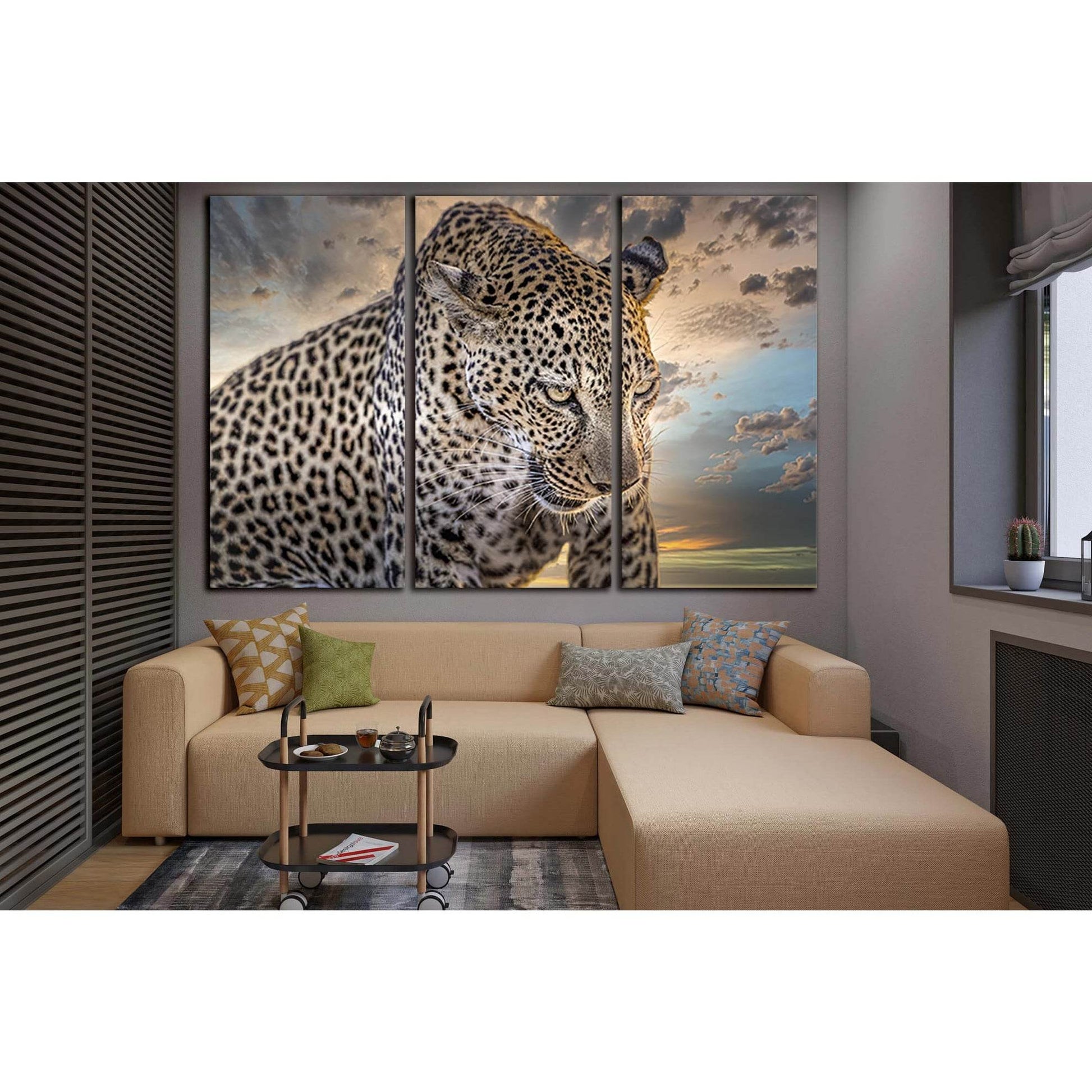 Beautiful Wild Leopard №SL1539 Ready to Hang Canvas PrintCanvas art arrives ready to hang, with hanging accessories included and no additional framing required. Every canvas print is hand-crafted, made on-demand at our workshop and expertly stretched arou