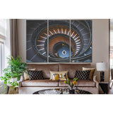 Empty Spiral Staircase №SL1374 Ready to Hang Canvas Print