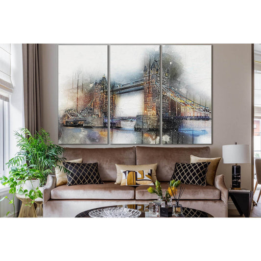 Tower Bridge In London №SL1122 Ready to Hang Canvas PrintCanvas art arrives ready to hang, with hanging accessories included and no additional framing required. Every canvas print is hand-crafted, made on-demand at our workshop and expertly stretched arou