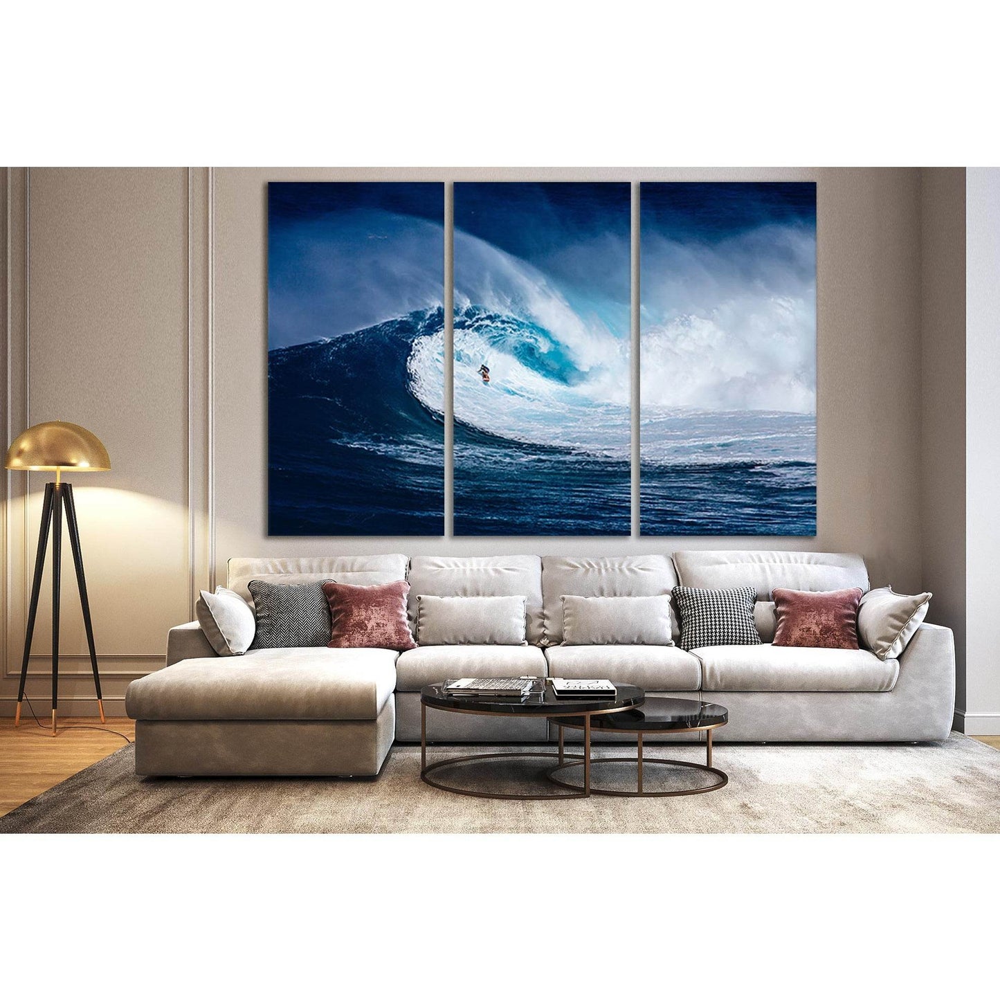 Surfer Conquers Ocean Wave №SL190 Ready to Hang Canvas PrintCanvas art arrives ready to hang, with hanging accessories included and no additional framing required. Every canvas print is hand-crafted, made on-demand at our workshop and expertly stretched a