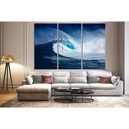 Surfer Conquers Ocean Wave №SL190 Ready to Hang Canvas PrintCanvas art arrives ready to hang, with hanging accessories included and no additional framing required. Every canvas print is hand-crafted, made on-demand at our workshop and expertly stretched a