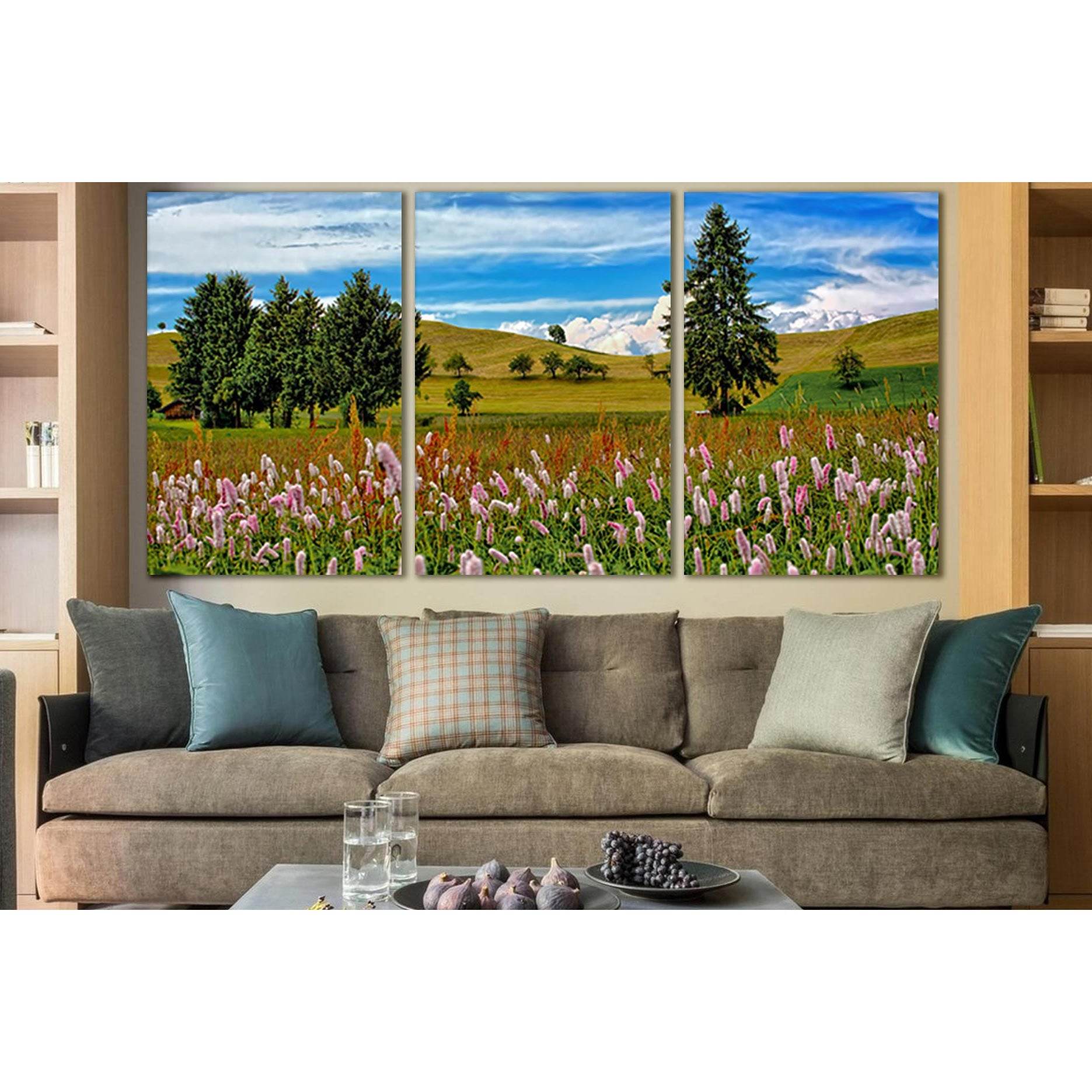 Trees And Flowers Spring Moment №SL1079 Ready to Hang Canvas PrintCanvas art arrives ready to hang, with hanging accessories included and no additional framing required. Every canvas print is hand-crafted, made on-demand at our workshop and expertly stret