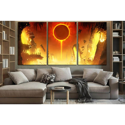 Eclipse Of The Yellow Sun №SL1218 Ready to Hang Canvas PrintCanvas art arrives ready to hang, with hanging accessories included and no additional framing required. Every canvas print is hand-crafted, made on-demand at our workshop and expertly stretched a