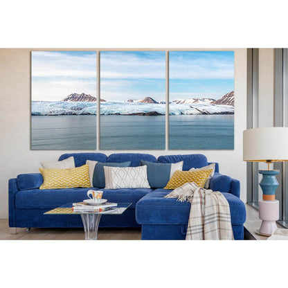 Nordenskiöld Glacier At Pyramiden On Svalbard №SL1340 Ready to Hang Canvas PrintCanvas art arrives ready to hang, with hanging accessories included and no additional framing required. Every canvas print is hand-crafted, made on-demand at our workshop and