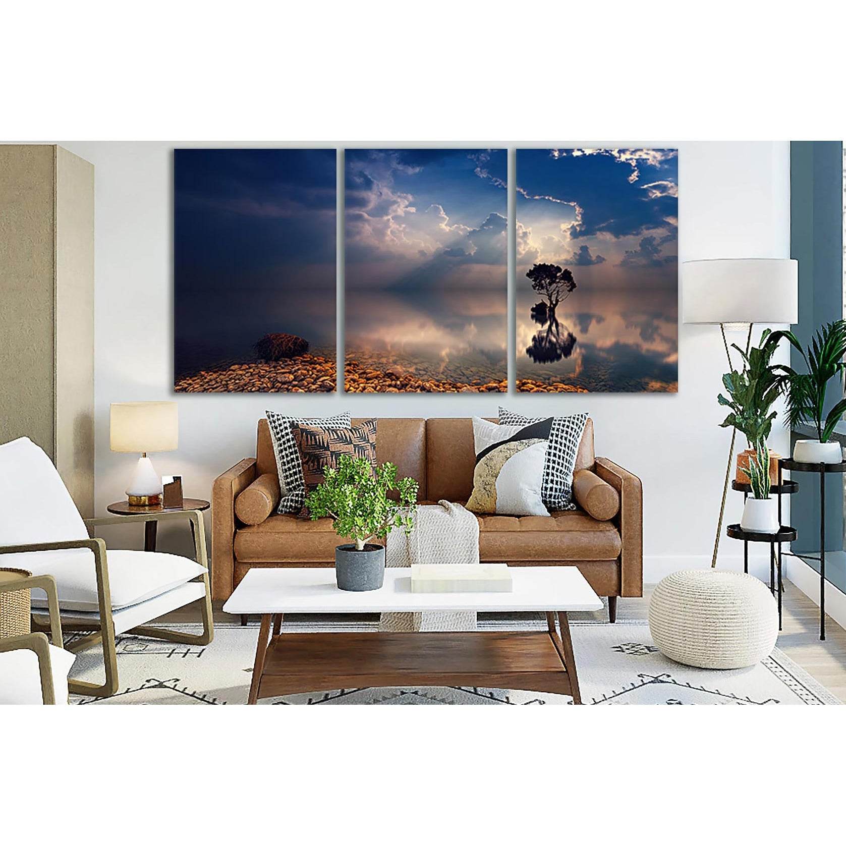 Silhouette Tree In Water At Sunset №SL807 Ready to Hang Canvas PrintCanvas art arrives ready to hang, with hanging accessories included and no additional framing required. Every canvas print is hand-crafted, made on-demand at our workshop and expertly str