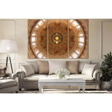 Brown And White Dome Ceiling №SL1381 Ready to Hang Canvas Print