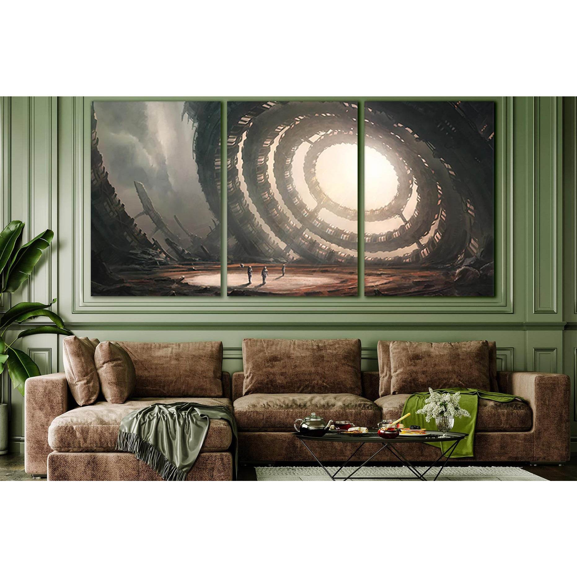 Astronauts Fantastic Scene №SL981 Ready to Hang Canvas PrintCanvas art arrives ready to hang, with hanging accessories included and no additional framing required. Every canvas print is hand-crafted, made on-demand at our workshop and expertly stretched a