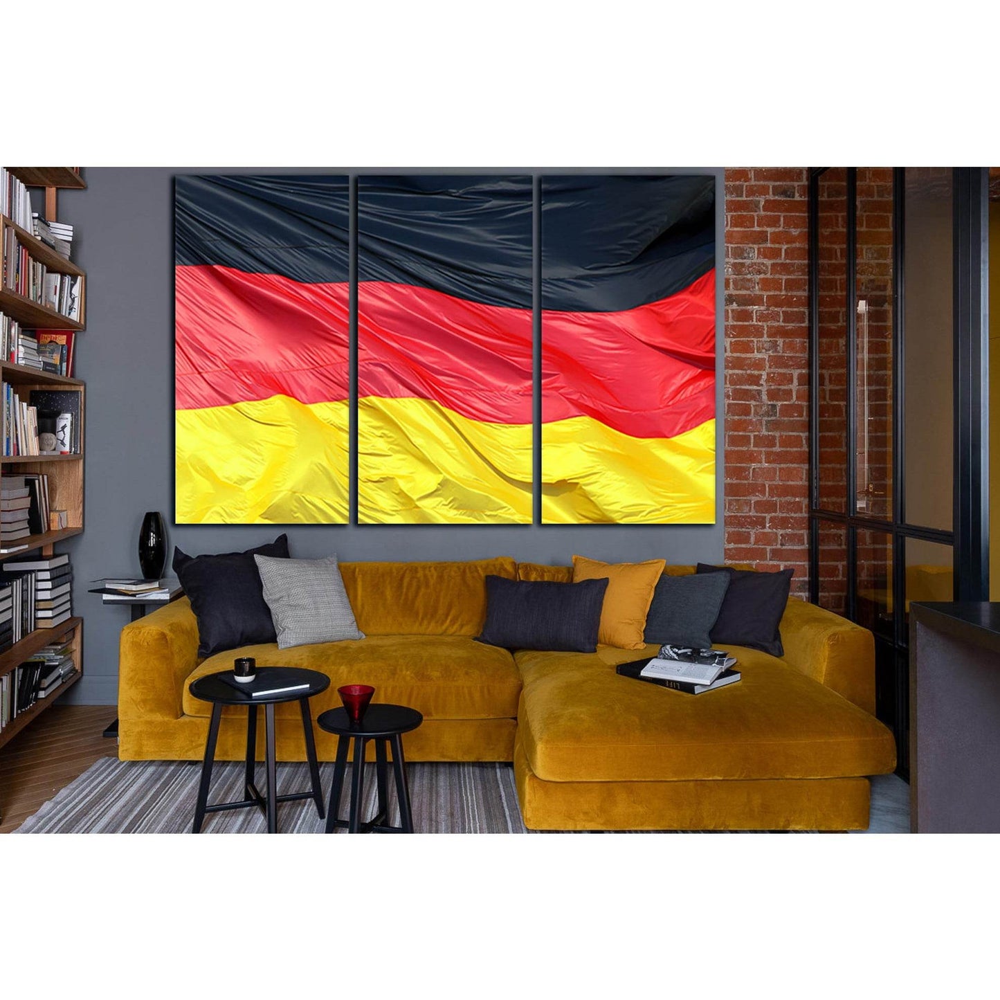 Silky Flag Of Germany №SL1190 Ready to Hang Canvas PrintCanvas art arrives ready to hang, with hanging accessories included and no additional framing required. Every canvas print is hand-crafted, made on-demand at our workshop and expertly stretched aroun