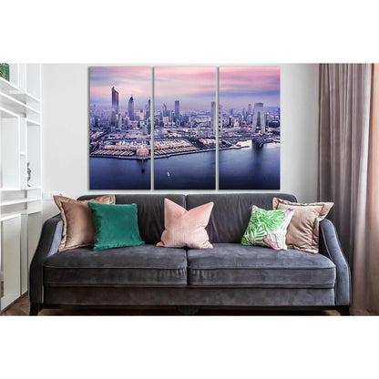 Cityscape Kuwait City At Sunset №SL1468 Ready to Hang Canvas PrintCanvas art arrives ready to hang, with hanging accessories included and no additional framing required. Every canvas print is hand-crafted, made on-demand at our workshop and expertly stret