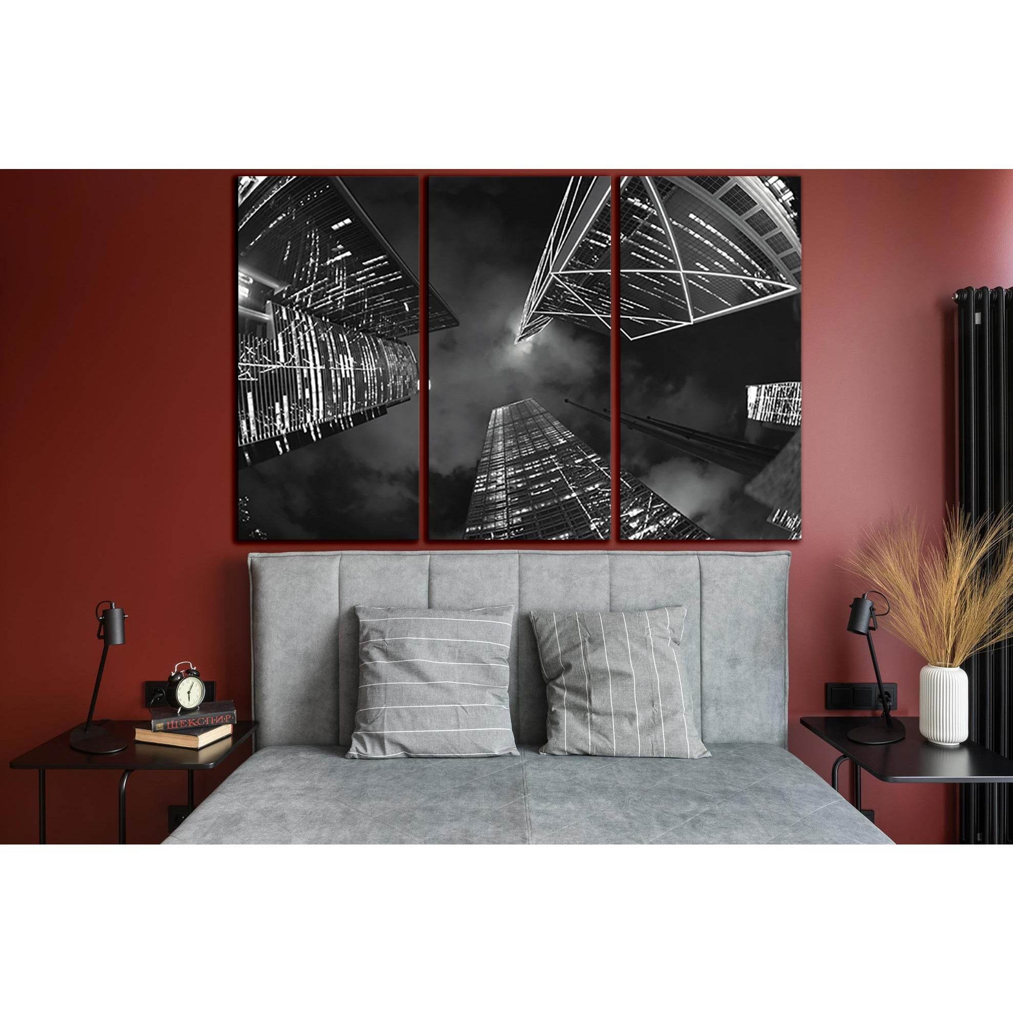 Skyscrapers Architecture №SL1372 Ready to Hang Canvas Print