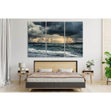 Rain Over Stormy Ocean №SL54 Ready to Hang Canvas Print