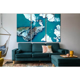 Glacial Lagoon With Icebergs Floating №SL1338 Ready to Hang Canvas Print