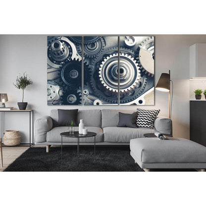 Gears Of The Engine №SL761 Ready to Hang Canvas PrintCanvas art arrives ready to hang, with hanging accessories included and no additional framing required. Every canvas print is hand-crafted, made on-demand at our workshop and expertly stretched around 1