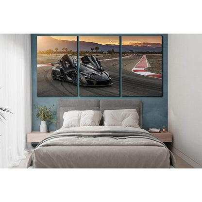 Black Sports Car On The Race Track №SL1449 Ready to Hang Canvas PrintCanvas art arrives ready to hang, with hanging accessories included and no additional framing required. Every canvas print is hand-crafted, made on-demand at our workshop and expertly st