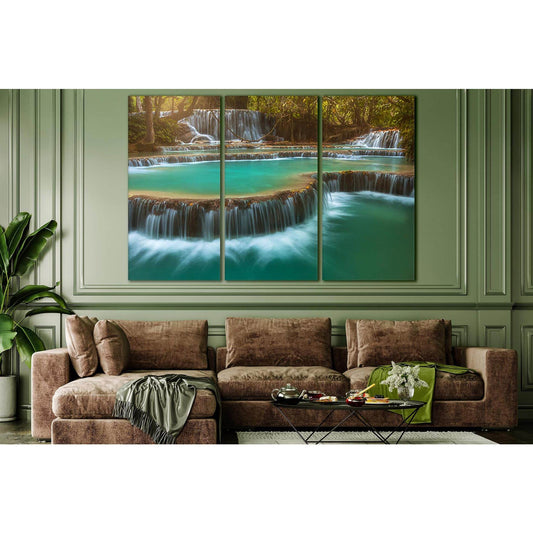 Kuang Si Falls Laos №SL465 Ready to Hang Canvas PrintCanvas art arrives ready to hang, with hanging accessories included and no additional framing required. Every canvas print is hand-crafted, made on-demand at our workshop and expertly stretched around 1