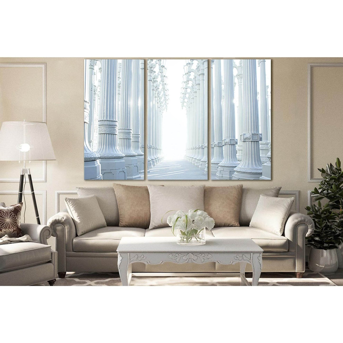 Giant White Columns №SL1396 Ready to Hang Canvas PrintCanvas art arrives ready to hang, with hanging accessories included and no additional framing required. Every canvas print is hand-crafted, made on-demand at our workshop and expertly stretched around