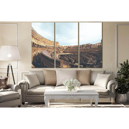 Inside The Coliseum In Rome №SL1406 Ready to Hang Canvas PrintCanvas art arrives ready to hang, with hanging accessories included and no additional framing required. Every canvas print is hand-crafted, made on-demand at our workshop and expertly stretched