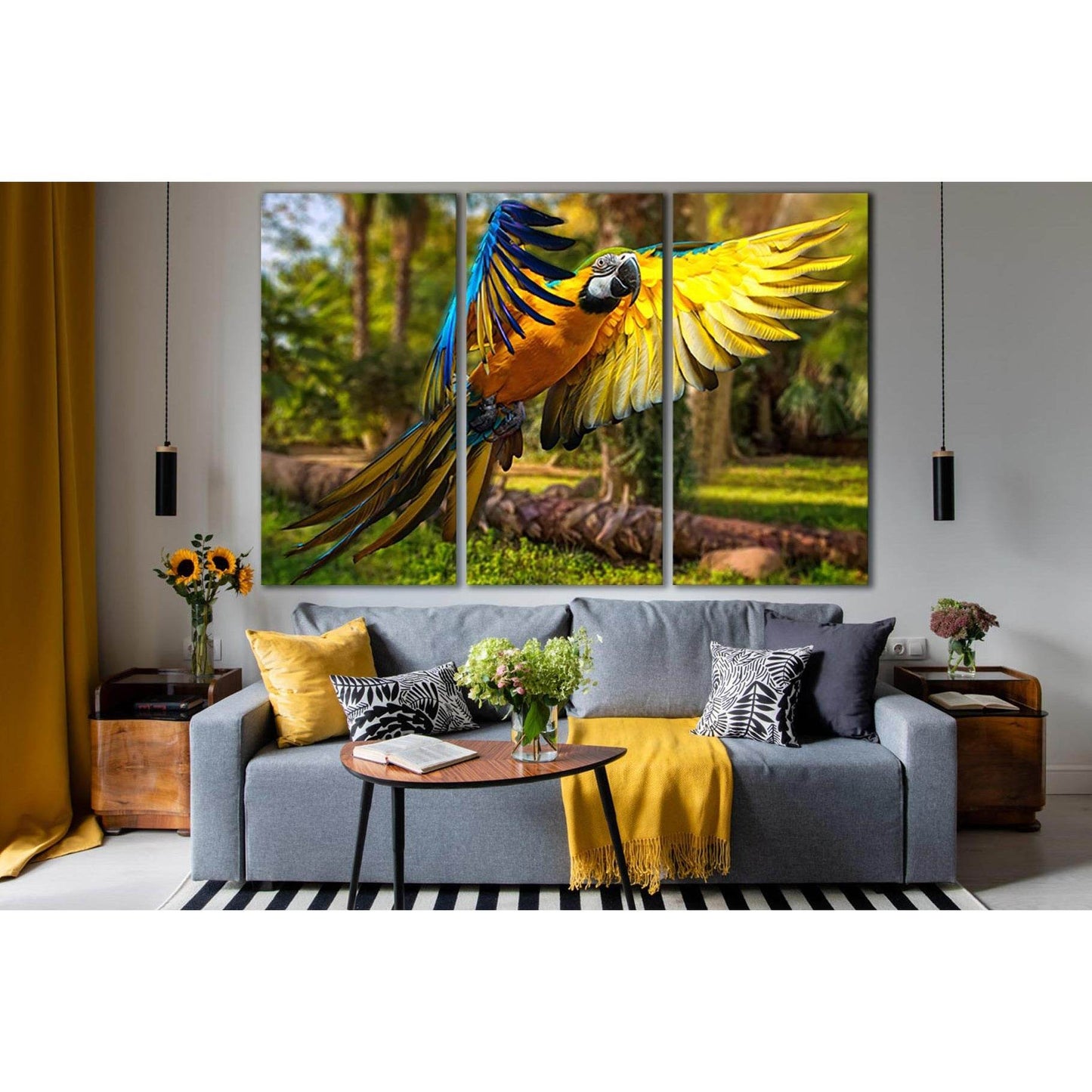 Flying Parrot Macaw Close Up №SL1501 Ready to Hang Canvas PrintCanvas art arrives ready to hang, with hanging accessories included and no additional framing required. Every canvas print is hand-crafted, made on-demand at our workshop and expertly stretche