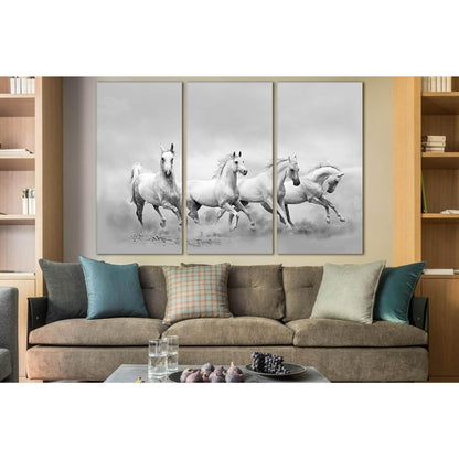 White Horses Running Wild №SL888 Ready to Hang Canvas PrintCanvas art arrives ready to hang, with hanging accessories included and no additional framing required. Every canvas print is hand-crafted, made on-demand at our workshop and expertly stretched ar