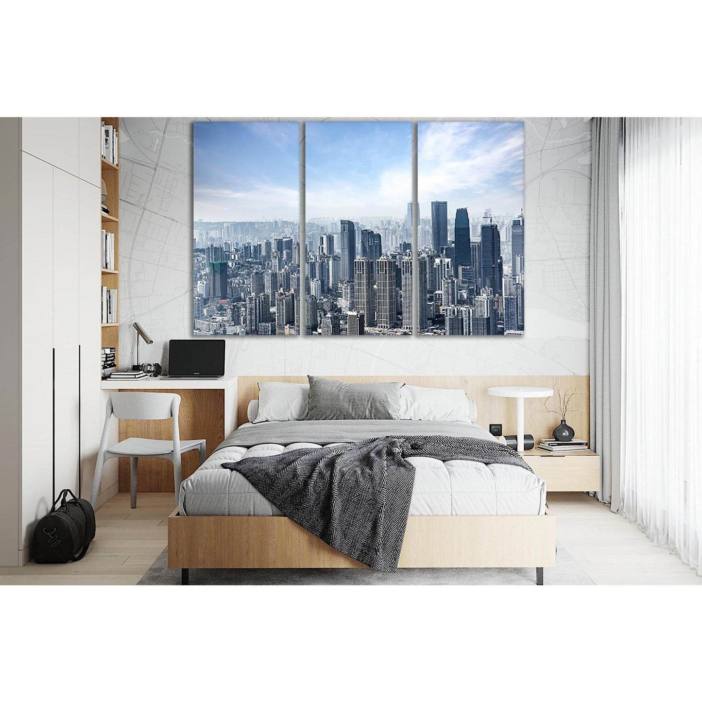 City Buildings Skyline №SL372 Ready to Hang Canvas PrintCanvas art arrives ready to hang, with hanging accessories included and no additional framing required. Every canvas print is hand-crafted, made on-demand at our workshop and expertly stretched aroun