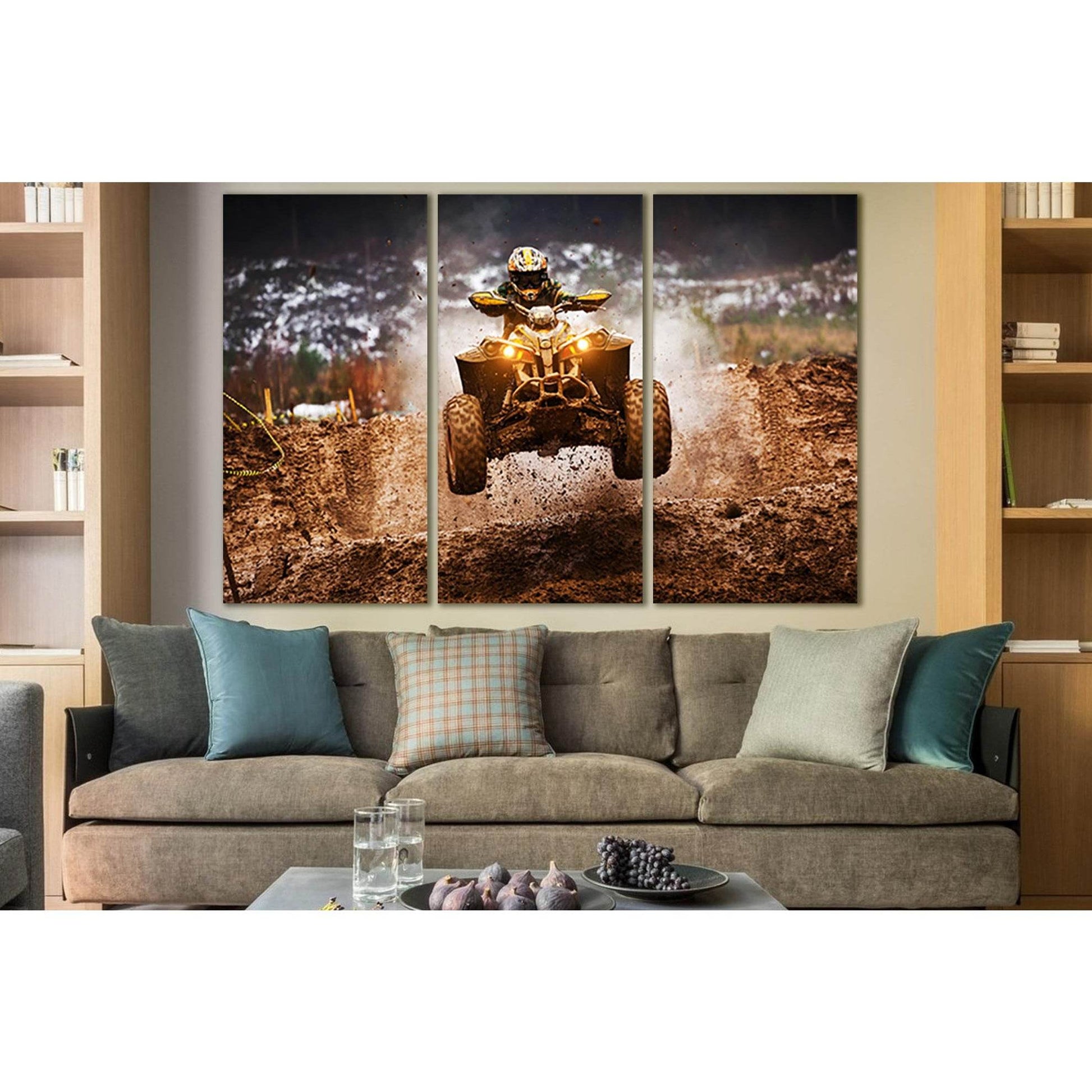 Motocross Quad Race №SL952 Ready to Hang Canvas PrintCanvas art arrives ready to hang, with hanging accessories included and no additional framing required. Every canvas print is hand-crafted, made on-demand at our workshop and expertly stretched around 1