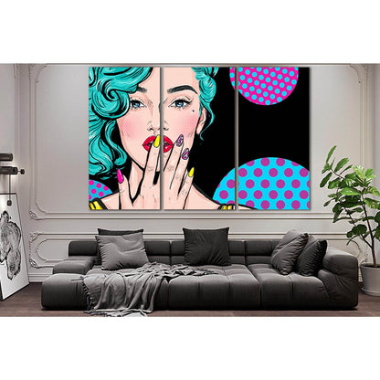 Fashion Illustration Of A Girl Pop Art №SL548 Ready to Hang Canvas PrintCanvas art arrives ready to hang, with hanging accessories included and no additional framing required. Every canvas print is hand-crafted, made on-demand at our workshop and expertly