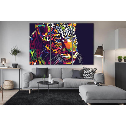 Leopard Face With Pop Art Style №SL533 Ready to Hang Canvas PrintCanvas art arrives ready to hang, with hanging accessories included and no additional framing required. Every canvas print is hand-crafted, made on-demand at our workshop and expertly stretc