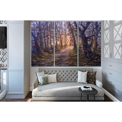 Painting Autumn Forest №SL1470 Ready to Hang Canvas PrintCanvas art arrives ready to hang, with hanging accessories included and no additional framing required. Every canvas print is hand-crafted, made on-demand at our workshop and expertly stretched arou