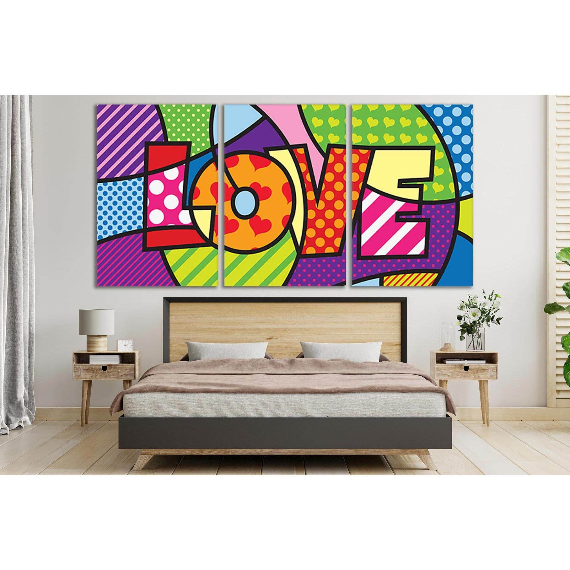 Love Pop Art №SL540 Ready to Hang Canvas PrintCanvas art arrives ready to hang, with hanging accessories included and no additional framing required. Every canvas print is hand-crafted, made on-demand at our workshop and expertly stretched around 100% Nor