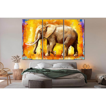 Oil Painting Of Elephant №SL602 Ready to Hang Canvas PrintCanvas art arrives ready to hang, with hanging accessories included and no additional framing required. Every canvas print is hand-crafted, made on-demand at our workshop and expertly stretched aro