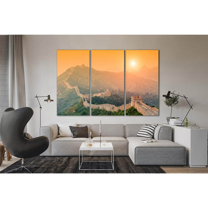 Great Wall Of China Sunrise №SL290 Ready to Hang Canvas PrintCanvas art arrives ready to hang, with hanging accessories included and no additional framing required. Every canvas print is hand-crafted, made on-demand at our workshop and expertly stretched