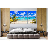 Scenic Beach Mauritius Island №SL69 Ready to Hang Canvas Print