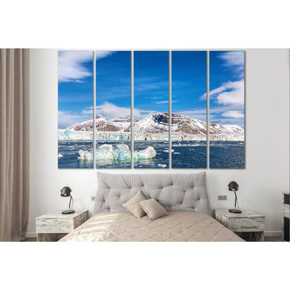 Glacier And The Three Crown Mountains №SL1357 Ready to Hang Canvas PrintCanvas art arrives ready to hang, with hanging accessories included and no additional framing required. Every canvas print is hand-crafted, made on-demand at our workshop and expertly
