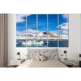 Glacier And The Three Crown Mountains №SL1357 Ready to Hang Canvas Print