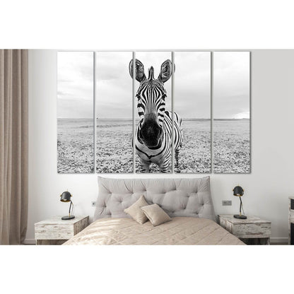 Zebra Black And White Portrait №SL1561 Ready to Hang Canvas PrintCanvas art arrives ready to hang, with hanging accessories included and no additional framing required. Every canvas print is hand-crafted, made on-demand at our workshop and expertly stretc