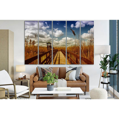 Wooden Bridge Across The River №SL1130 Ready to Hang Canvas PrintCanvas art arrives ready to hang, with hanging accessories included and no additional framing required. Every canvas print is hand-crafted, made on-demand at our workshop and expertly stretc