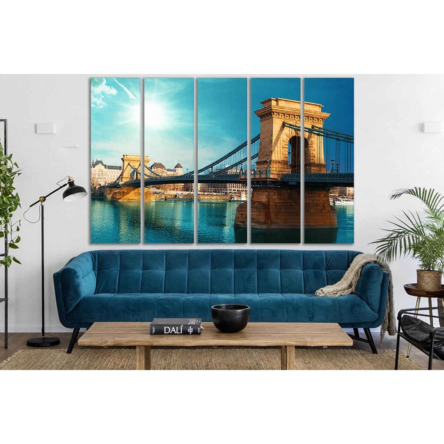 Bridge In Budapest Hungary №SL1134 Ready to Hang Canvas PrintCanvas art arrives ready to hang, with hanging accessories included and no additional framing required. Every canvas print is hand-crafted, made on-demand at our workshop and expertly stretched
