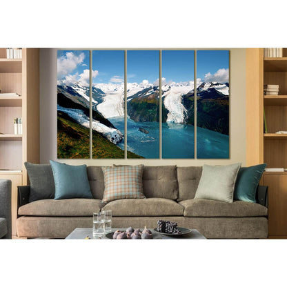 Glaciers №SL1329 Ready to Hang Canvas PrintCanvas art arrives ready to hang, with hanging accessories included and no additional framing required. Every canvas print is hand-crafted, made on-demand at our workshop and expertly stretched around 100% North
