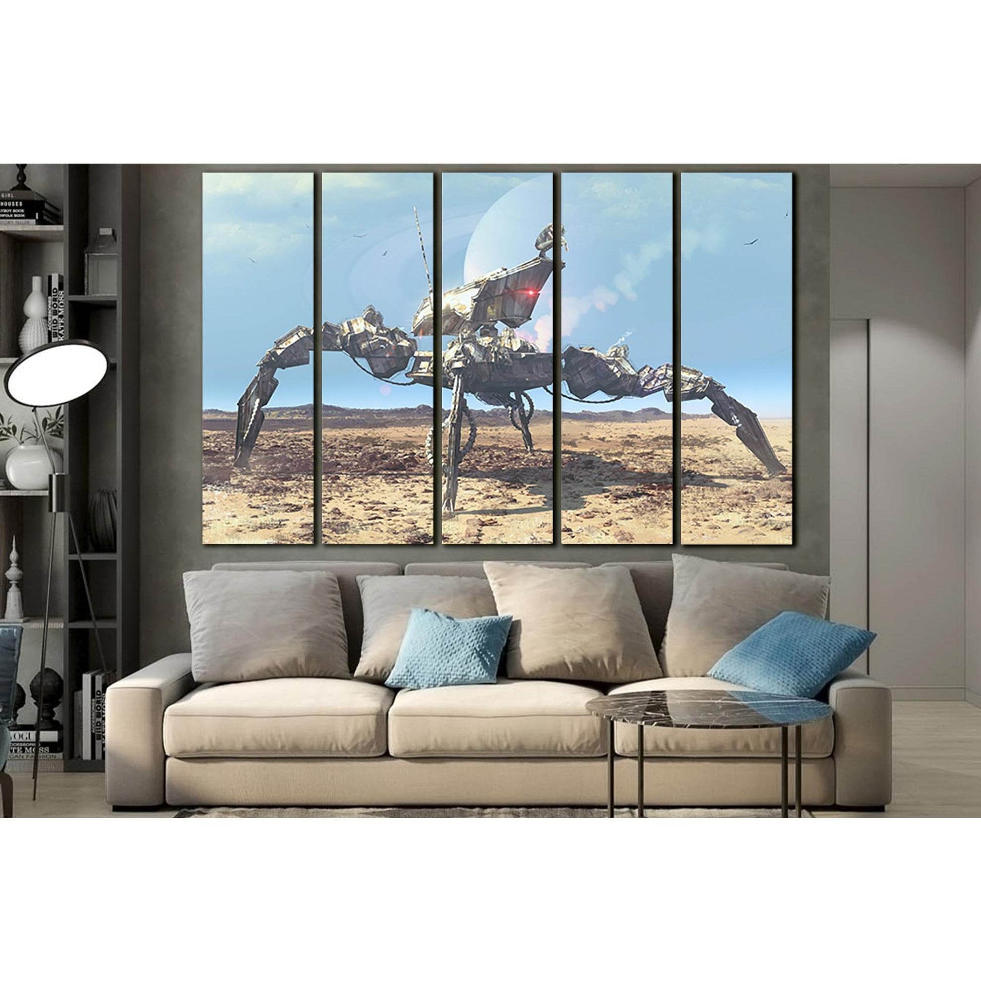 Girl Sitting On The Robot №SL1299 Ready to Hang Canvas PrintCanvas art arrives ready to hang, with hanging accessories included and no additional framing required. Every canvas print is hand-crafted, made on-demand at our workshop and expertly stretched a