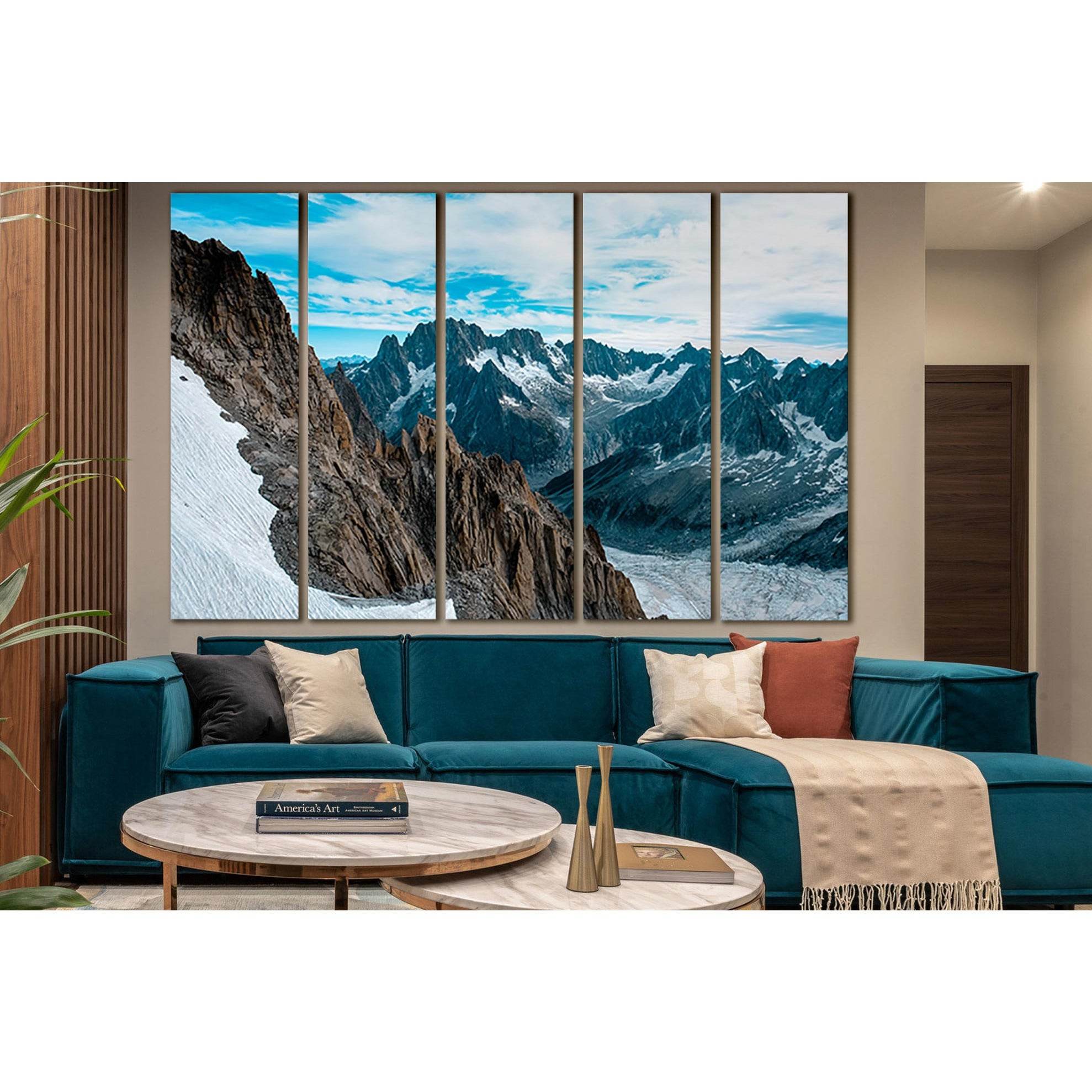 Beautiful Sky In The Mountains №SL1582 Ready to Hang Canvas Print