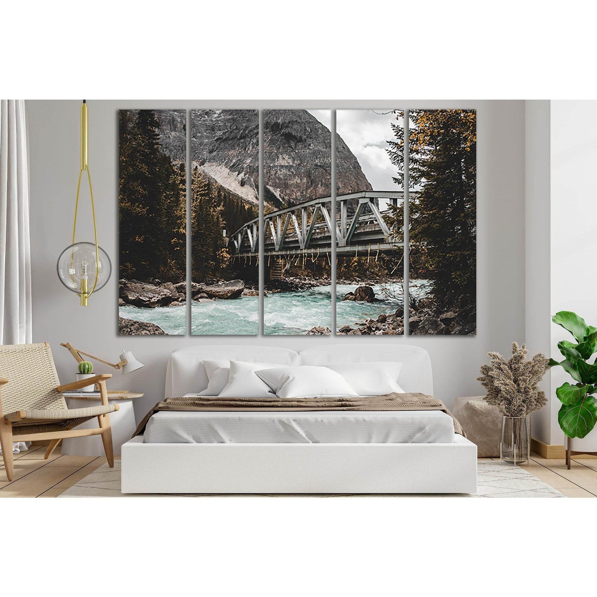 Railway Bridge In The Mountains №SL1147 Ready to Hang Canvas PrintCanvas art arrives ready to hang, with hanging accessories included and no additional framing required. Every canvas print is hand-crafted, made on-demand at our workshop and expertly stret