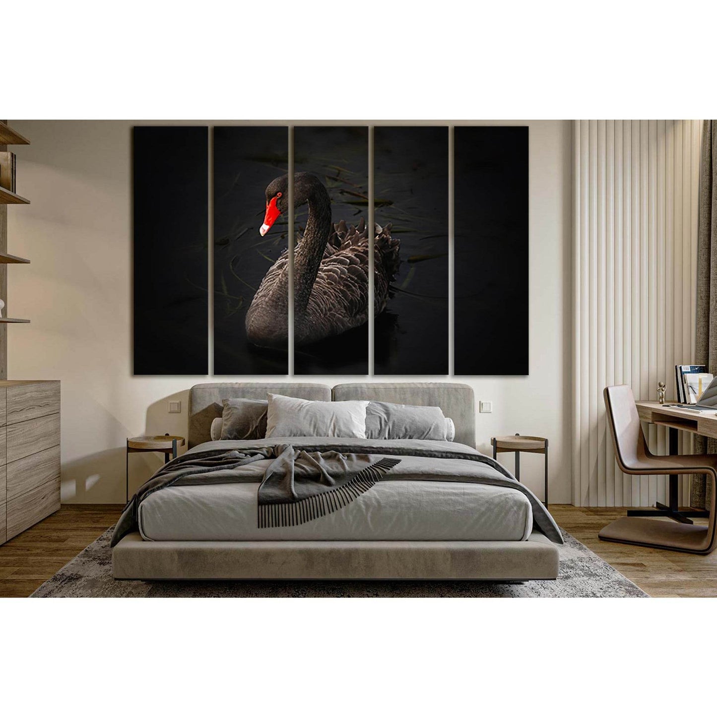 Black Swan №SL1502 Ready to Hang Canvas PrintCanvas art arrives ready to hang, with hanging accessories included and no additional framing required. Every canvas print is hand-crafted, made on-demand at our workshop and expertly stretched around 100% Nort