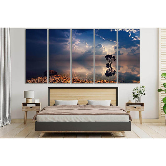 Silhouette Tree In Water At Sunset №SL807 Ready to Hang Canvas PrintCanvas art arrives ready to hang, with hanging accessories included and no additional framing required. Every canvas print is hand-crafted, made on-demand at our workshop and expertly str
